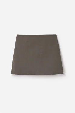 Wool Mini Skirt